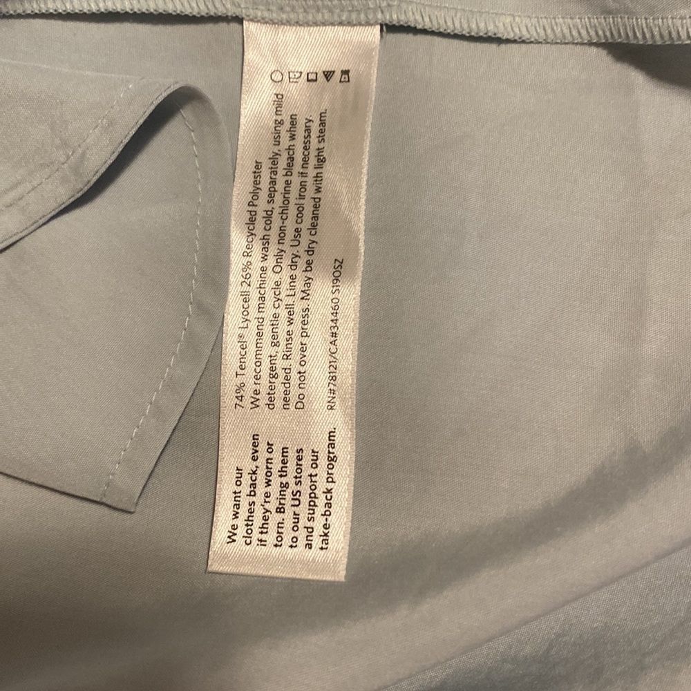 Eileen Fisher T-Shirth  Dress in Cornflowers - Picture 10 of 11